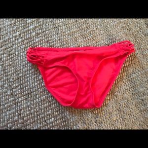 Coral/Red Bikini Bottoms
